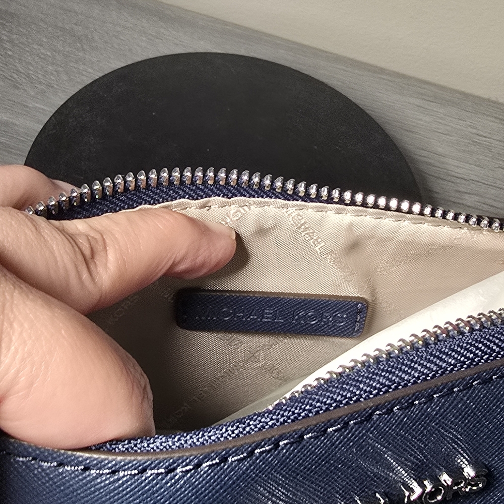Michael Kors Navy Blue Crossbody Bag - Picture 9 of 10